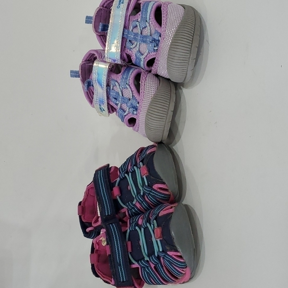 OSHKOSH/CAT & Jack Sandals Size 8 BUNDLE